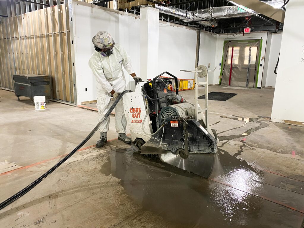 Concrete Slab Sawing Nj Nyc Pa Advanced Coring Cutting